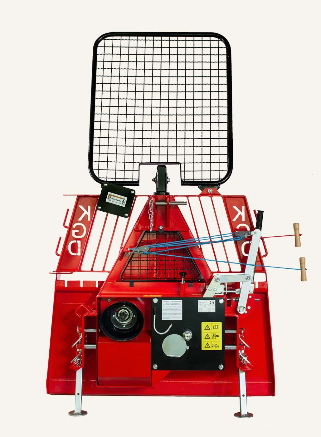 Mechanische Forstseilwinde – KGD 35 M von hinten